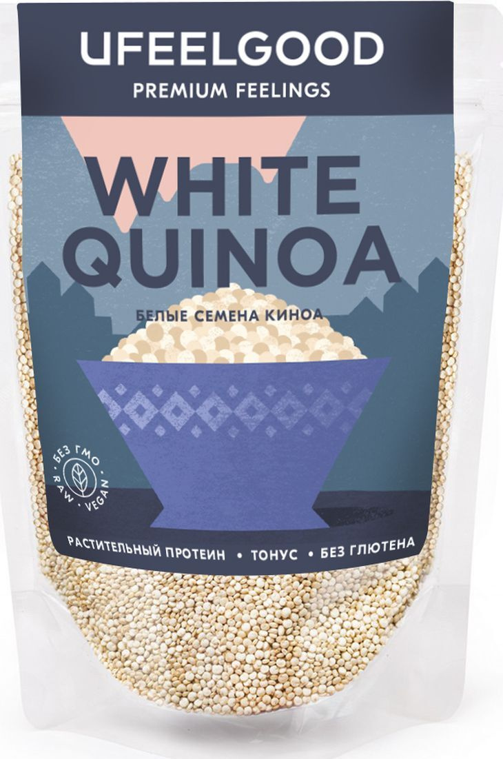 UFEELGOOD White Quinoa семена киноа белые, 150 г — купить в интернет ...