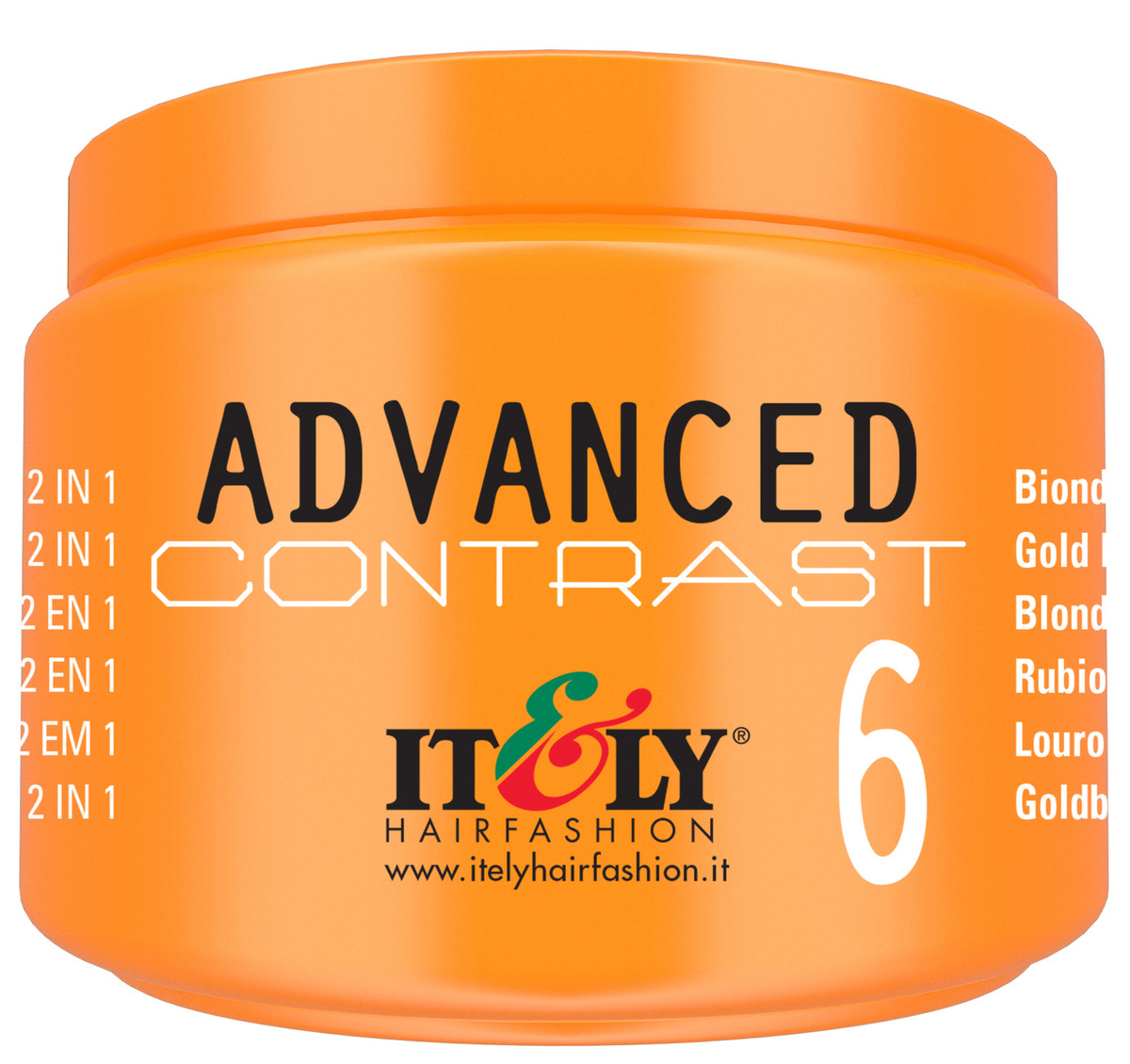 Itely Hairfashion Advanced Contrast №6 Золотой блондин осветляющая ...