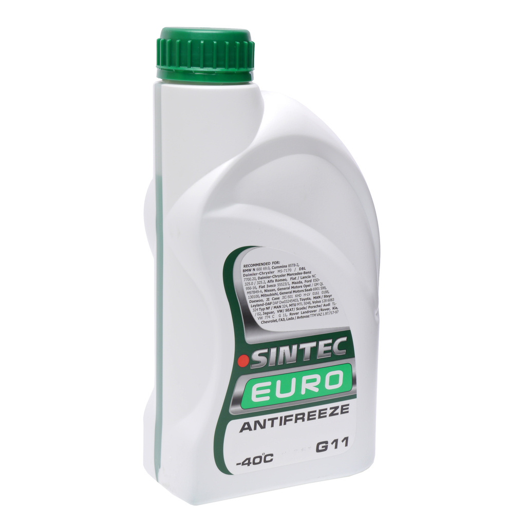 Антифриз sintec euro зеленый