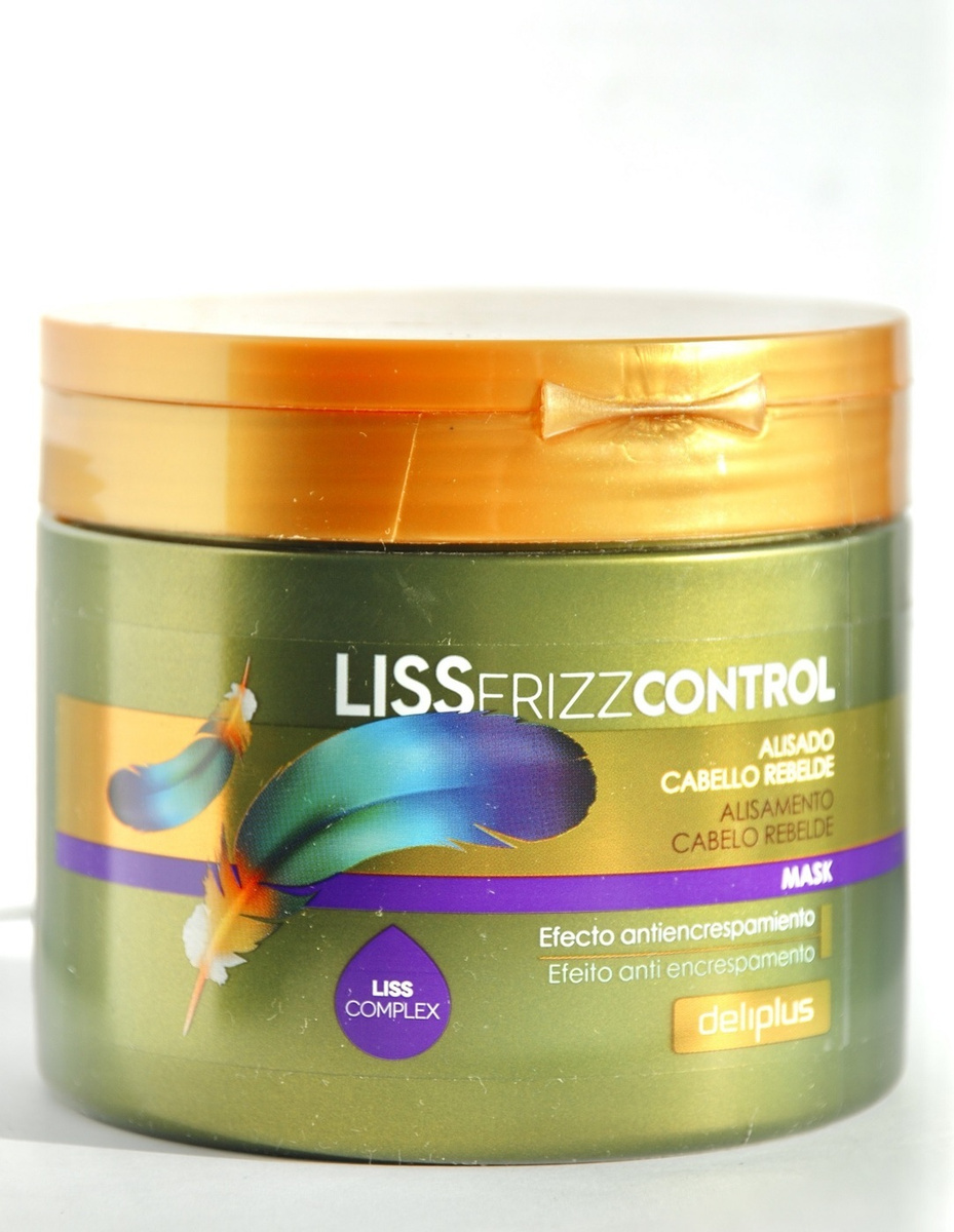 DELIPLUS Mask LISS Control Смягчающая маска для жестких, прямых волос ...