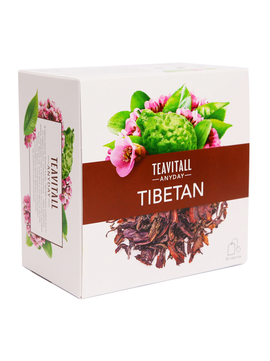 Чайный напиток TeaVitall Anyday "Tibetan" в пакетиках 38 шт — купить в ...