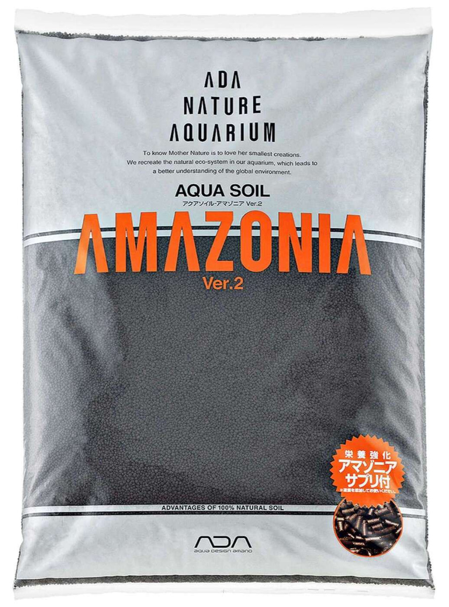Грунт для аквариума питательный ADA Aqua Soil Amazonia, 9 л. — купить в ...