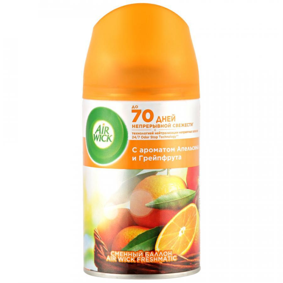 Сменный Баллон для освежителя воздуха Апельсин и грейпфрут 250 мл ...
