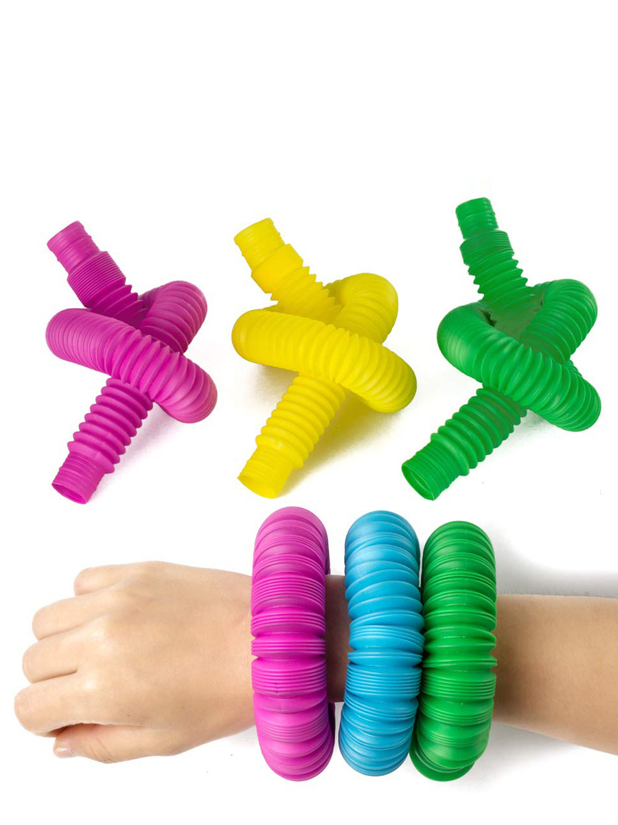 Pop Tubes / Игрушка антистресс/ Развивающая игрушка / Труба гармошка ...