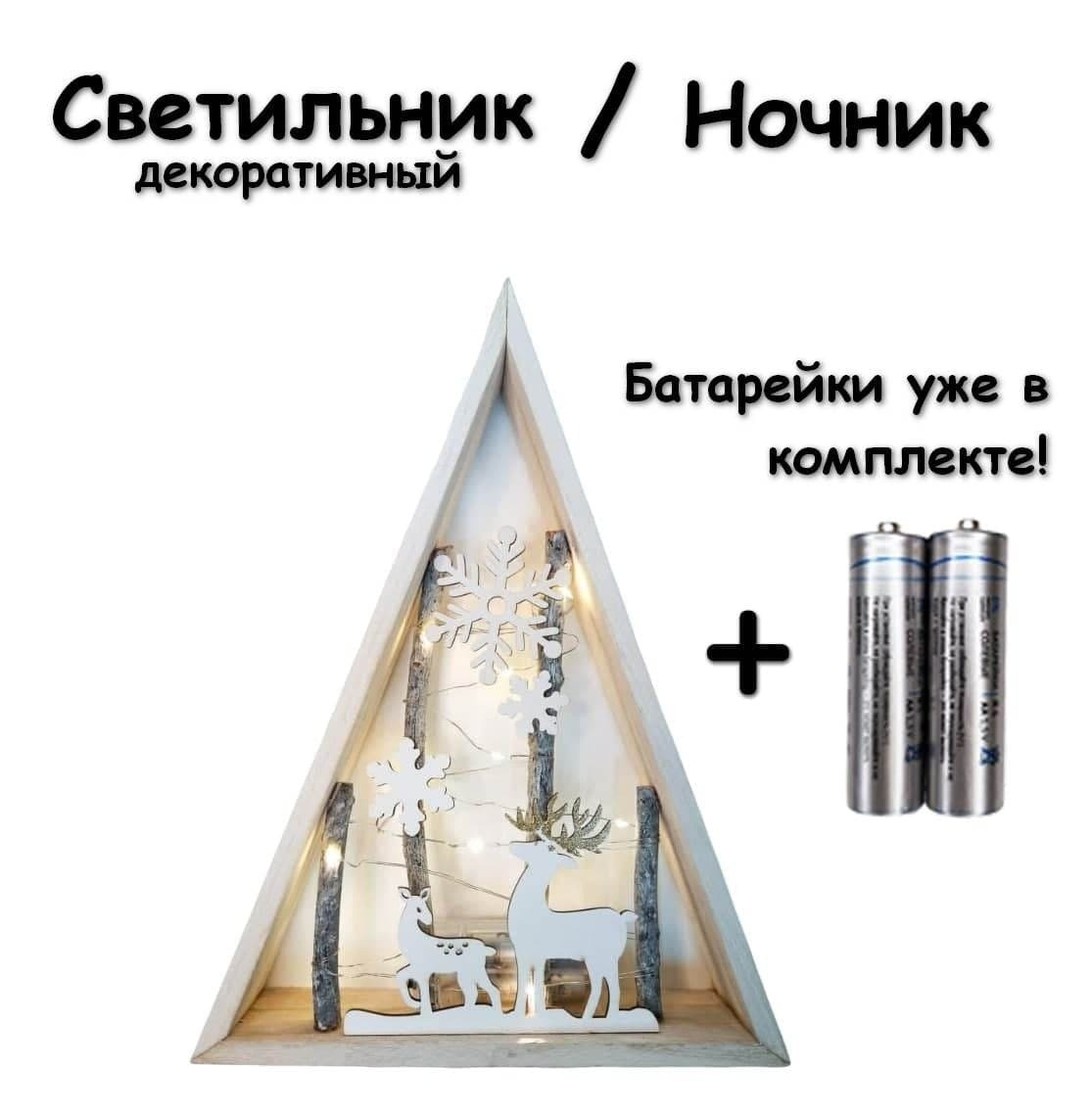 Новогодние Светильники На Подоконник