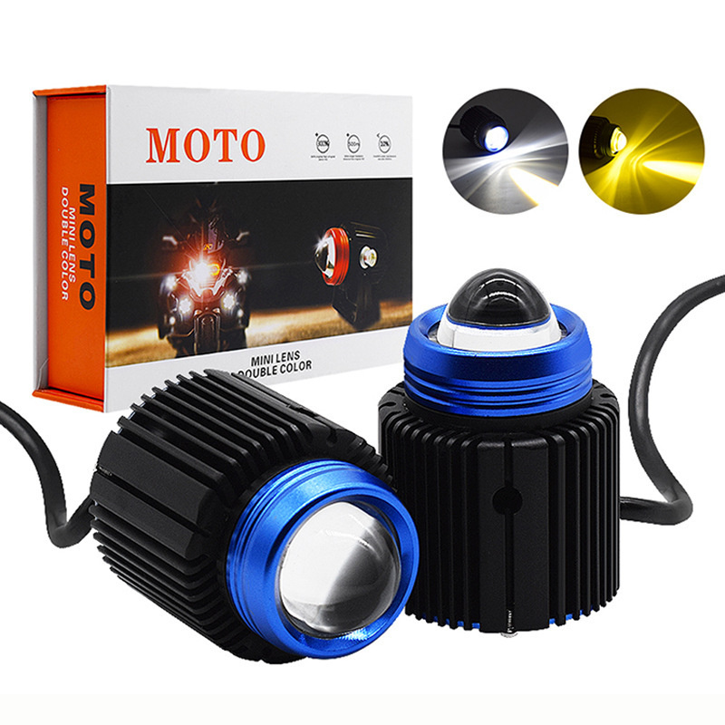 Мотоцикл прожектор дальний современный светодиодный автомобиль белый и ...