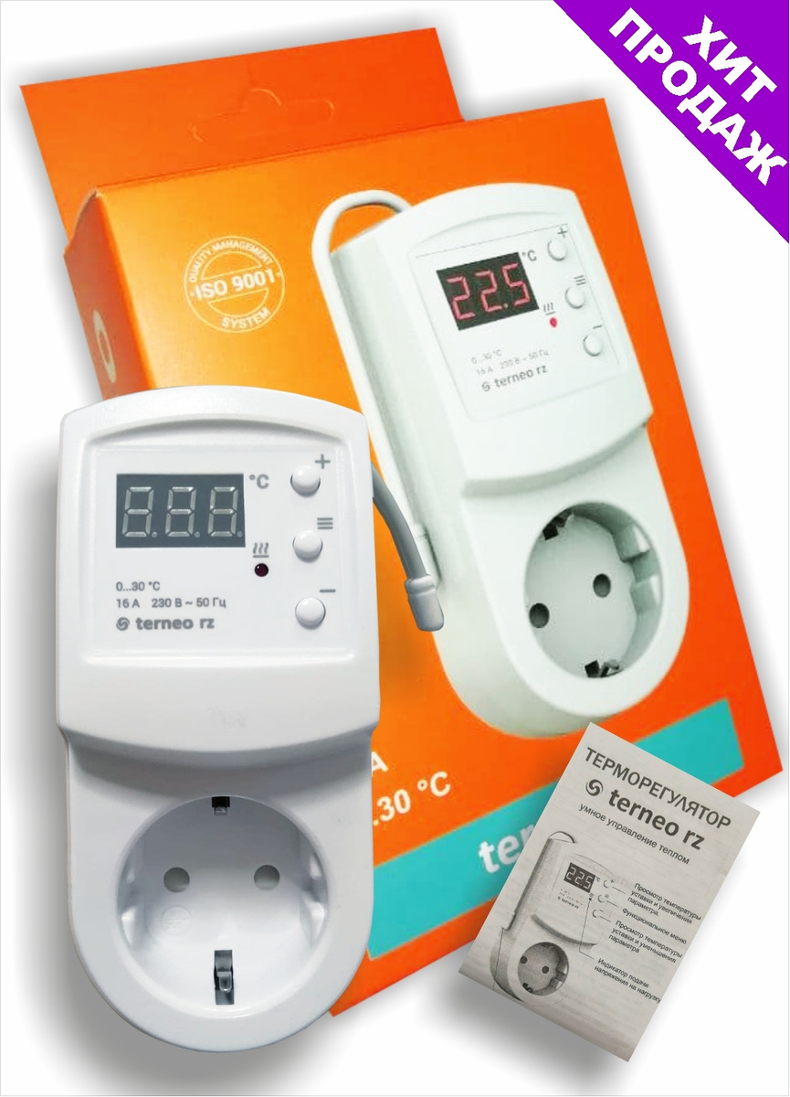 Технические показатели работы обогревателя Тернео