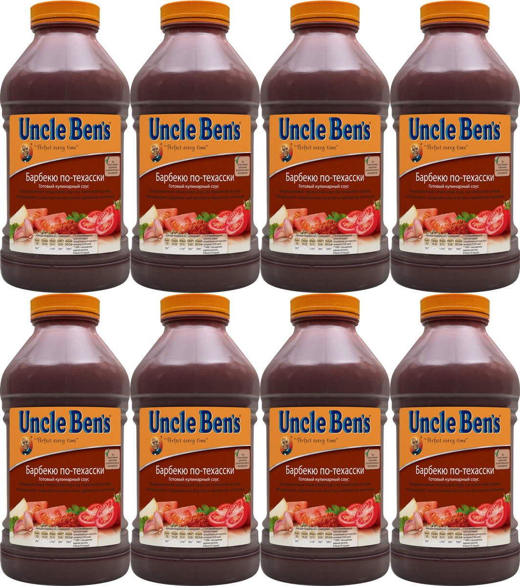 Соус Uncle Ben's Техасский барбекю с овощами, набор: 8 штук — купить в ...
