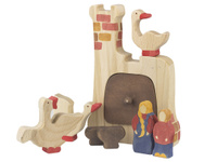 Деревянная игрушка пазл &#34;Гуси Лебеди печка&#34; ручная работа. Спонсорские товары