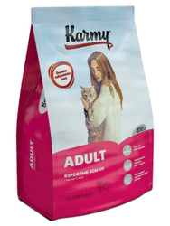Корм сухой KARMY Adult Телятина для взрослых кошек старше 1 года 0,4 кг. . Karmy Kitten &amp; Adult 😺
