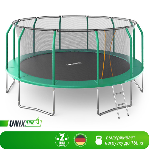 Батут unix line supreme basic. Крыша для батута unix line 10 ft green. каркасный батут кмс trampoline 14 430х430 см.