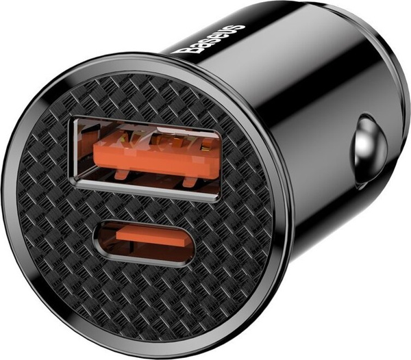 Автомобильное зарядное устройство Baseus Circular Plastic A+C 30W PPS ...