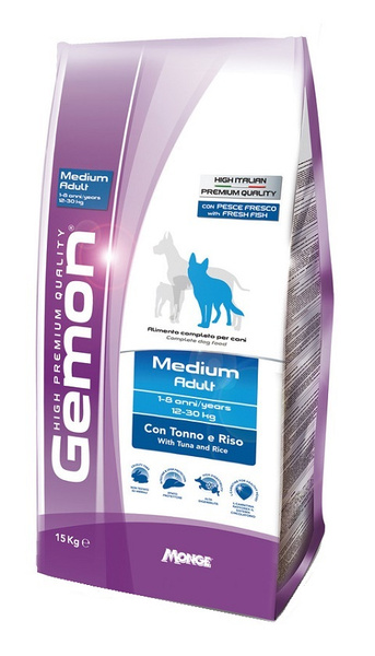 Сухой корм GEMON DOG ADULT MEDIUM для взрослых собак средних пород с ...