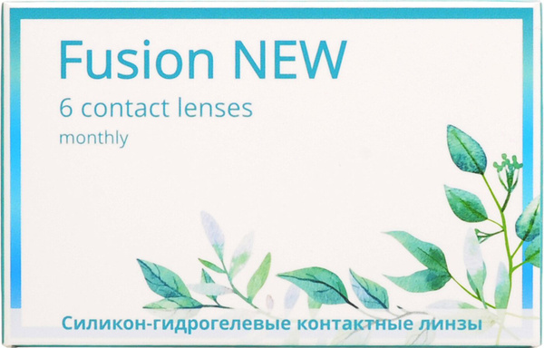Контактные линзы Fusion New, Okvision 6 шт -1.5 Радиус кривизны 8.6 ...
