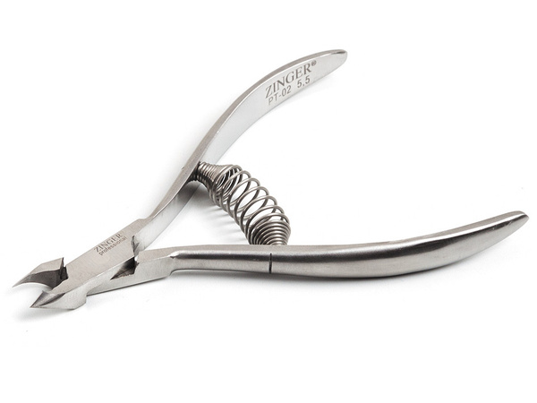 Zinger/ Кусачки маникюрные (PT-02(5.5)-M SPIR) для кожи средние со ...