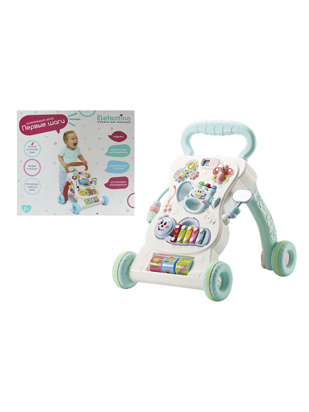 Детский развивающий игровой центр-ходунки на колесах, со звуком ...