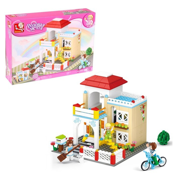 Конструктор "Розовая мечта: чудесный дом", 380 деталей, совместим с ...