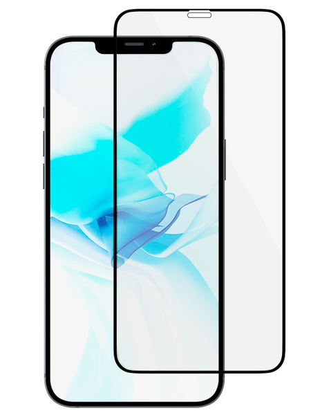 Защитное 2.5D Nano стекло uBear для iPhone 12 / 12 Pro, алюмосиликатное ...