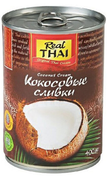 Кокосовый крем Real Thai, 400 мл. - купить с доставкой по выгодным ...