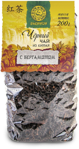 Чай черный Shennun с бергамотом, 200 г купить на OZON по низкой цене ...