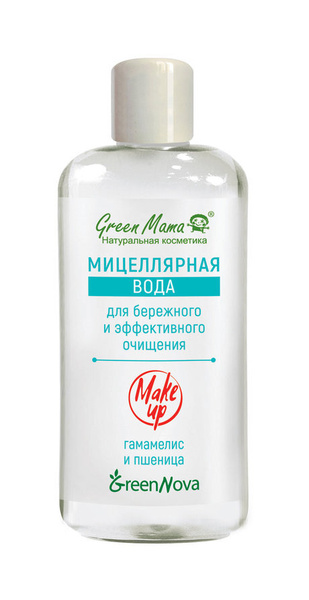 GREEN MAMA Мицеллярная вода для бережного и эффективного очищения лица ...