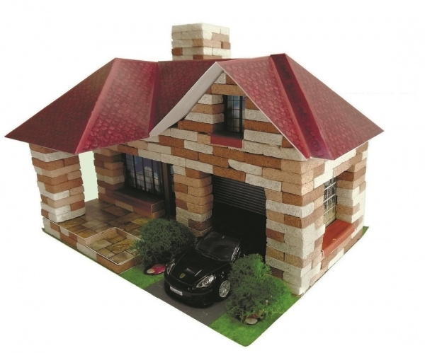 Конструктор из настоящих кирпичиков Ирландский домик, 350 дет ...