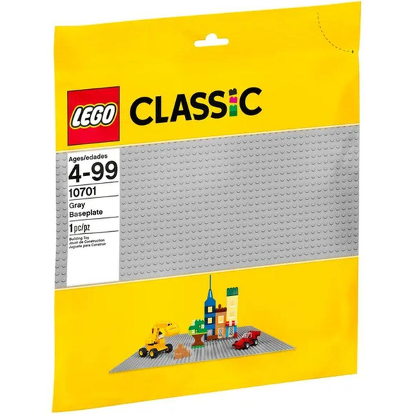 LEGO Classic Строительная пластина серого цвета 10701 - купить с ...