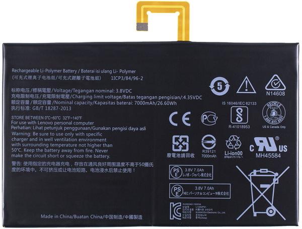 Lenovo Tablet Akku Lenovo Tab 2 A10-70, Lenovo Tab 2 A10-70F Akku Li - Foto 6