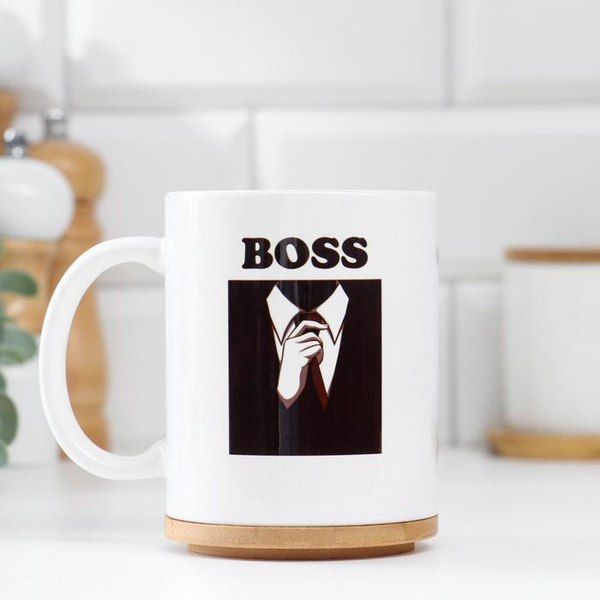 Кружка Дарим Красиво "BOSS", 320 мл, 1 шт - купить по доступным ценам в ...