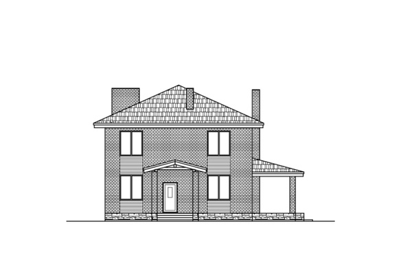 Проект газобетонного дома Catalog-Plans-40-04BEA (148,24кв.м, 10,26x10 ...