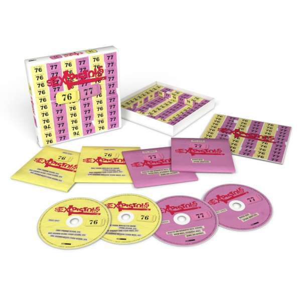 CD Sex Pistols 76 77 4 CD Limited Box  купить по низким  