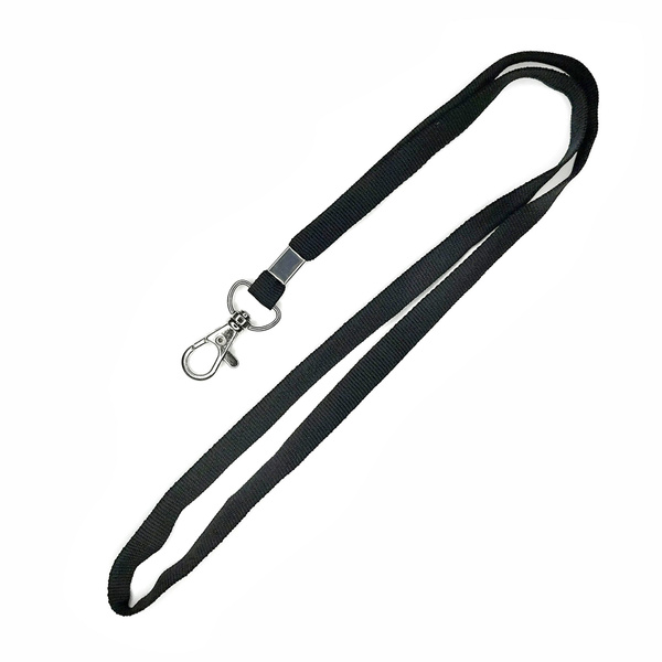 Лента для бейджа - 1 шт. (Черная лента, Lanyard (ланьярд) с поворотным ...