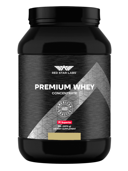 Протеин Red Star Labs Premium Whey Concentrate, 2270 г, вкус: печенье ...