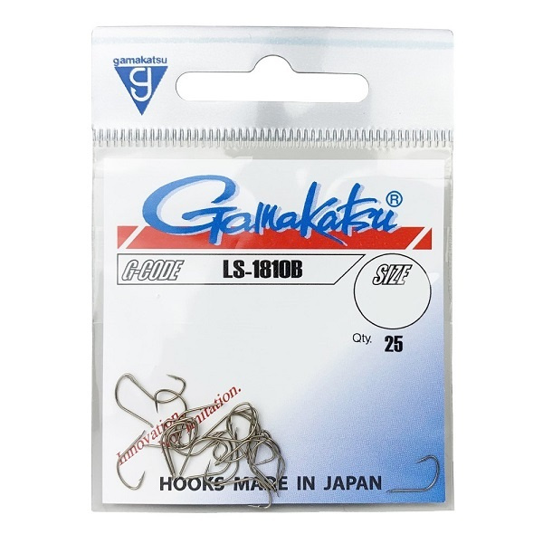 Gamakatsu BKS-2210G Ami Da Pesca Legati Con Setale – Bread Hook 45 Cm, Misura #8 (confezione Da 10)