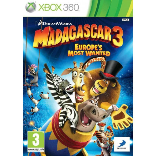 Игра Мадагаскар 3 (Madagscar 3) (XBox 360, Английская версия) купить по ...