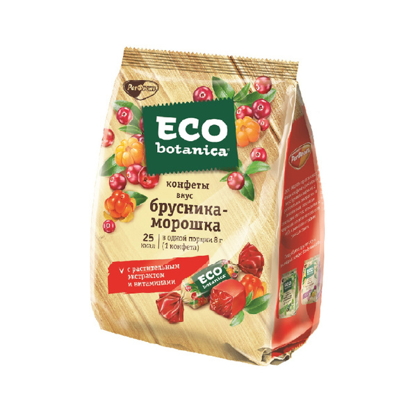 Eco Botanica/ Конфеты вкус брусника-морошка, желейные, 200 г - купить с ...
