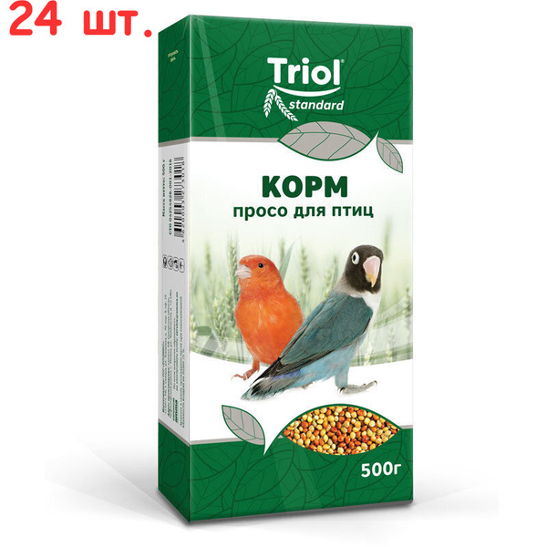 Корм для птиц ПРОСО Триол standart (24 шт.) - купить с доставкой по ...