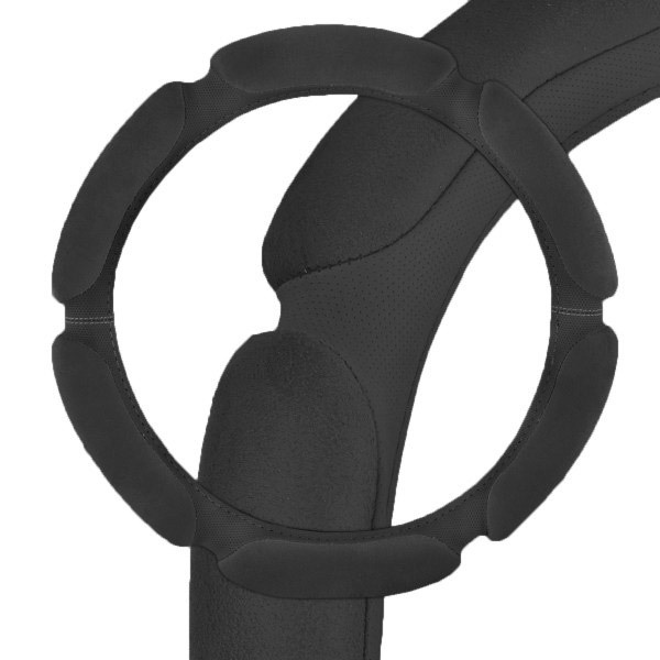 Оплетка руля L Skyway Eco замша (6 подушечек) черная - купить по ...