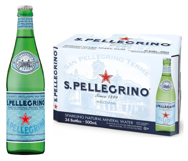 S.Pellegrino Вода минеральная San Pellegrino (Сан Пеллегрино) 24 шт по ...