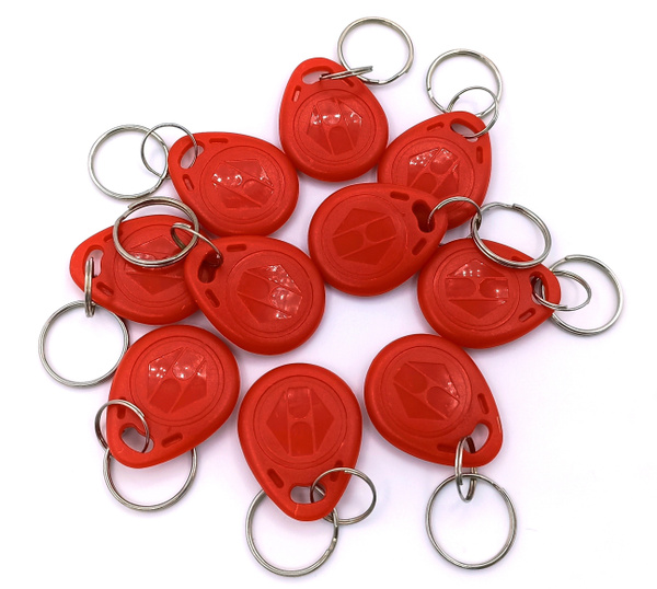 Ключ-брелок RFID, красный, бесконтактный брелок доступа для домофона ...