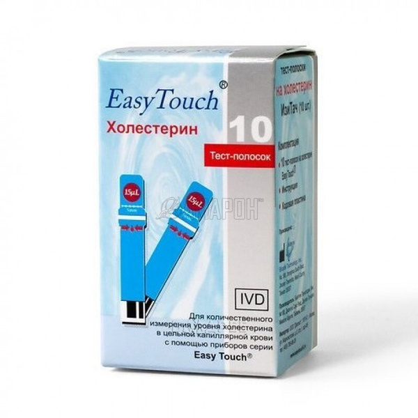 Тест-полоски EasyTouch "Холестерин" №10 - купить с доставкой по ...