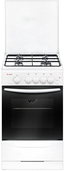 Плита Газовая Gefest ПГ 3200-06 белый (металлическая крышка) реш.сталь ...