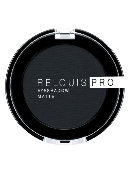 RELOUIS Тени для век PRO EYESHADOW MATTE тон 17 CARBON - купить с ...