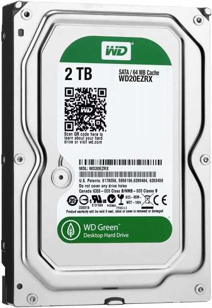 2 ТБ Внутренний жесткий диск Western Digital WD20EZRX (WD20EZRX ...