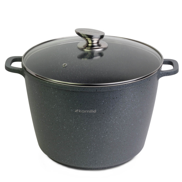 Kamille Кастрюля Кастрюли из литого алюминия Kamille с покрытием серый ...