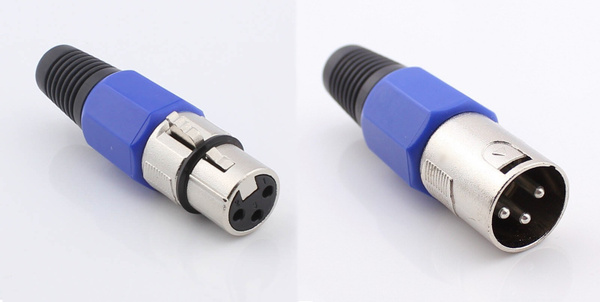 Разъём XLR для микрофона (мама + папа) - 10 комплектов (20 штук ...