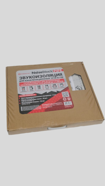 Звукоизоляция канализационных(фановых) труб диаметра 110 STP NoiseBlok ...