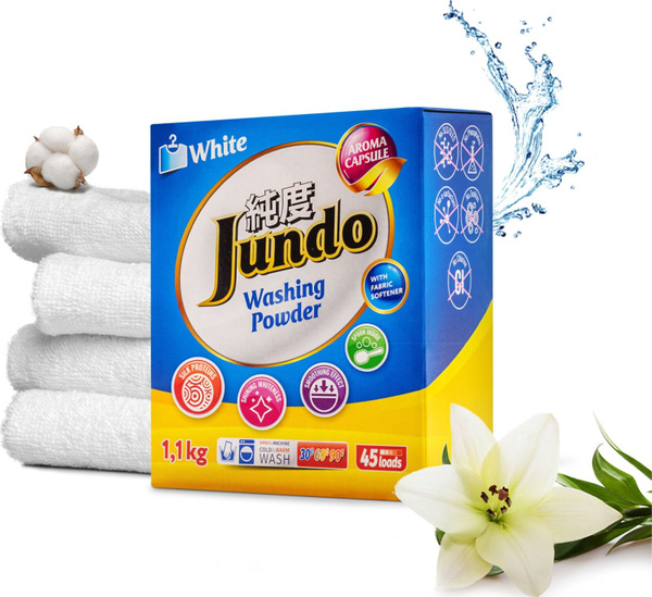 Jundo Стиральный порошок 1100 г 45 стирок Для белых тканей - купить с ...