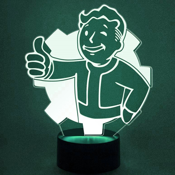 3D лампа Фоллаут Fallout Shelter - купить с доставкой по выгодным ценам ...