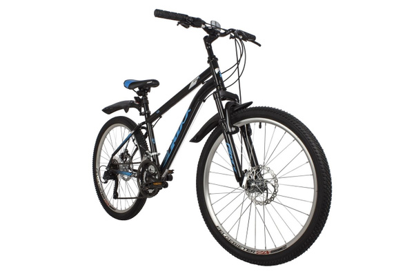Велосипед FOXX 24" AZTEC D синий, сталь, размер 14" - купить по ...